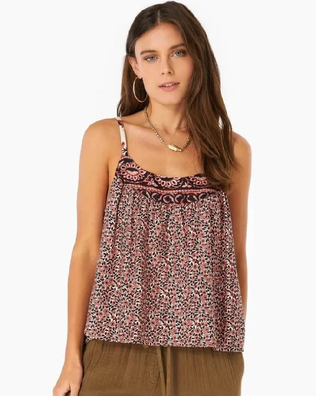 "Kenley" Printed Tank cropped tank top