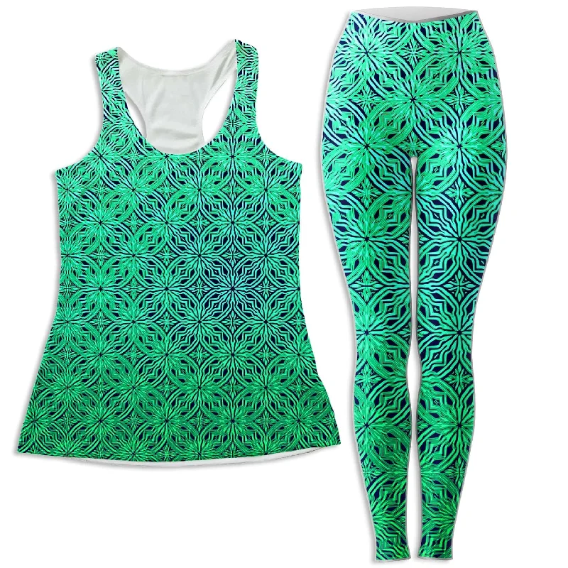 Psy Moski Foam Women's Tank and Leggings Combo spandex blend tank