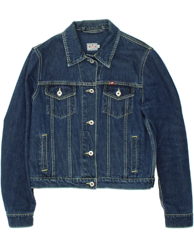 MUSTANG Womens Crop Denim Jacket UK 16 Large Blue Cotton Fleece Jacket Down Jacket Parka MUSTANG Womens Crop Denim Jacket UK 16 Large Blue Cotton Fleece Jacket Down Jacket Parka