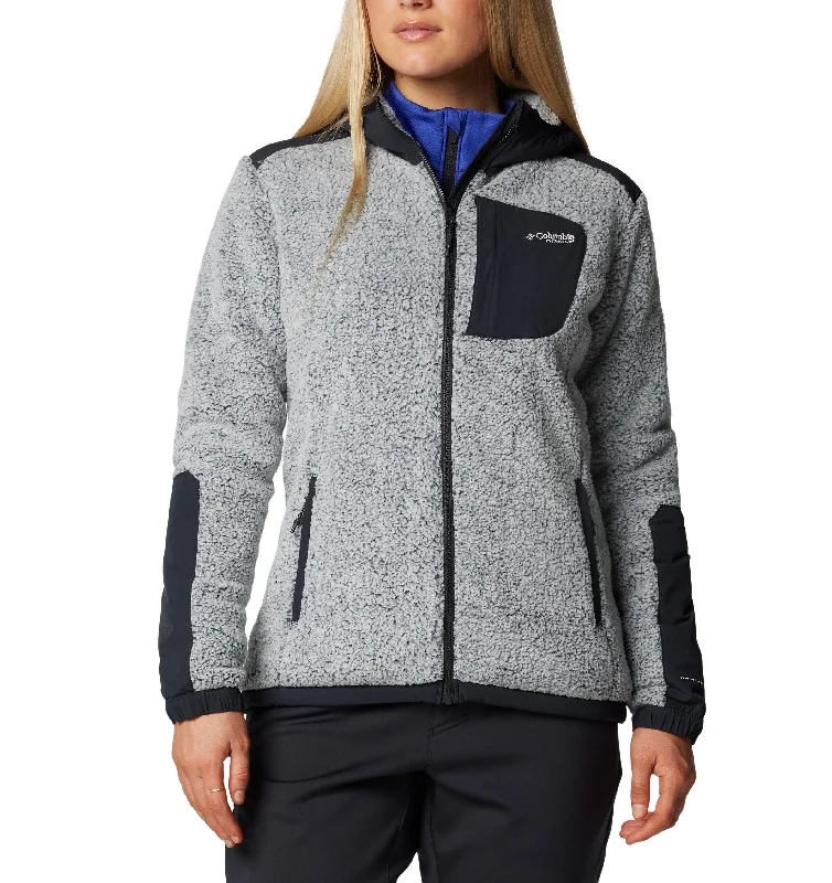 Columbia - Women's Arctic Crest™ Sherpa Full Zip Fleece Jacket Front Pockets Side Pockets Patch Pockets Columbia - Women's Arctic Crest™ Sherpa Full Zip Fleece Jacket Front Pockets Side Pockets Patch Pockets