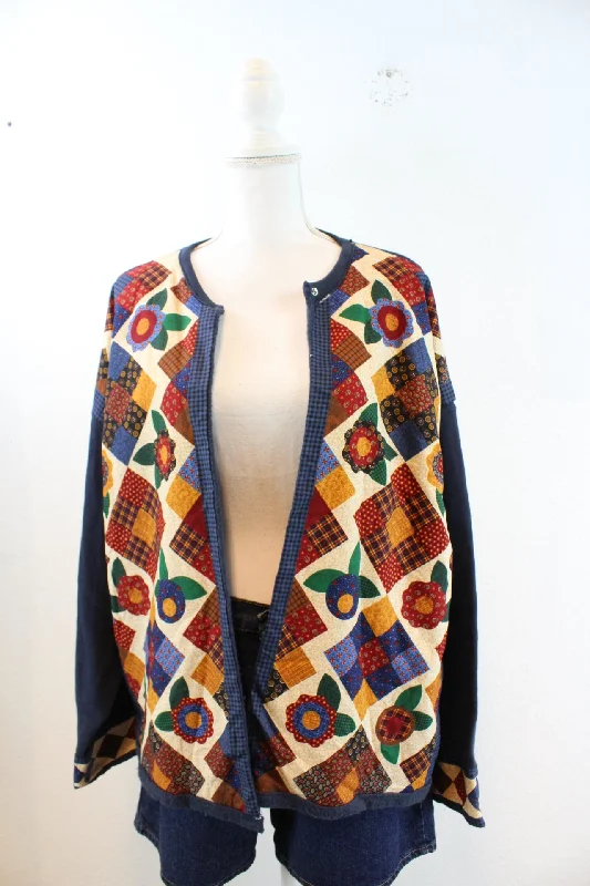 Vintage Patch Lee Jacket (XL) One-Shoulder Jacket Off-the-Shoulder Jacket Asymmetrical Jacket