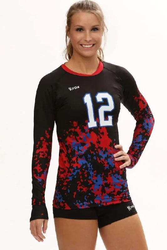 Urban Camo Sublimated Jersey Spring Jersey Blouse