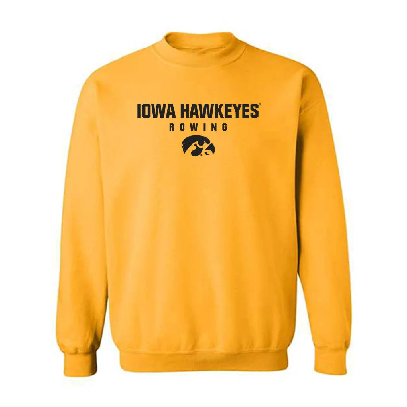 Iowa - NCAA Women's Rowing : Grace Moller - Classic Shersey Crewneck Sweatshirt Hoodie with Pattern Geometric Abstract