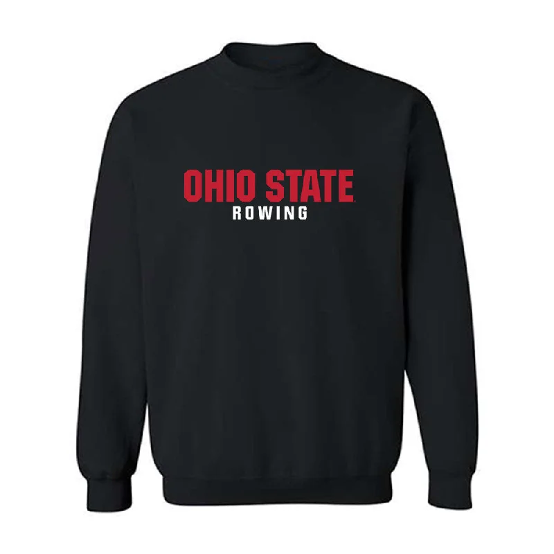 Ohio State - NCAA Women's Rowing : Rebecca Fullerman - Classic Shersey Crewneck Sweatshirt Hoodie with Back Slit Movement Comfort