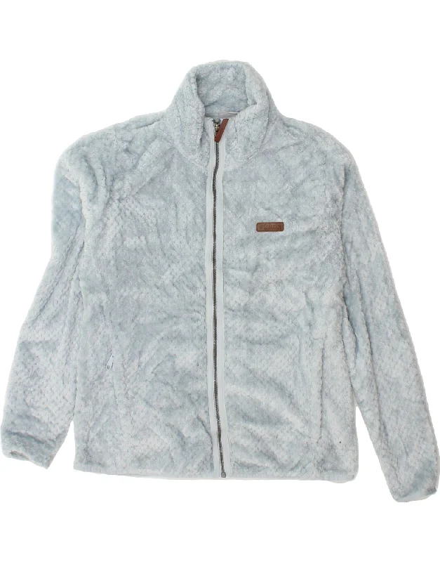 COLUMBIA Womens Fleece Jacket UK 16 Large Blue Polyester Rayon Fabric Velvet Fabric Corduroy Fabric COLUMBIA Womens Fleece Jacket UK 16 Large Blue Polyester Rayon Fabric Velvet Fabric Corduroy Fabric