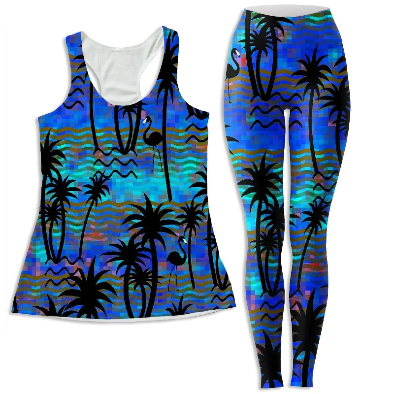 Tropical Dreams Women's Tank and Leggings Combo activewear tank top