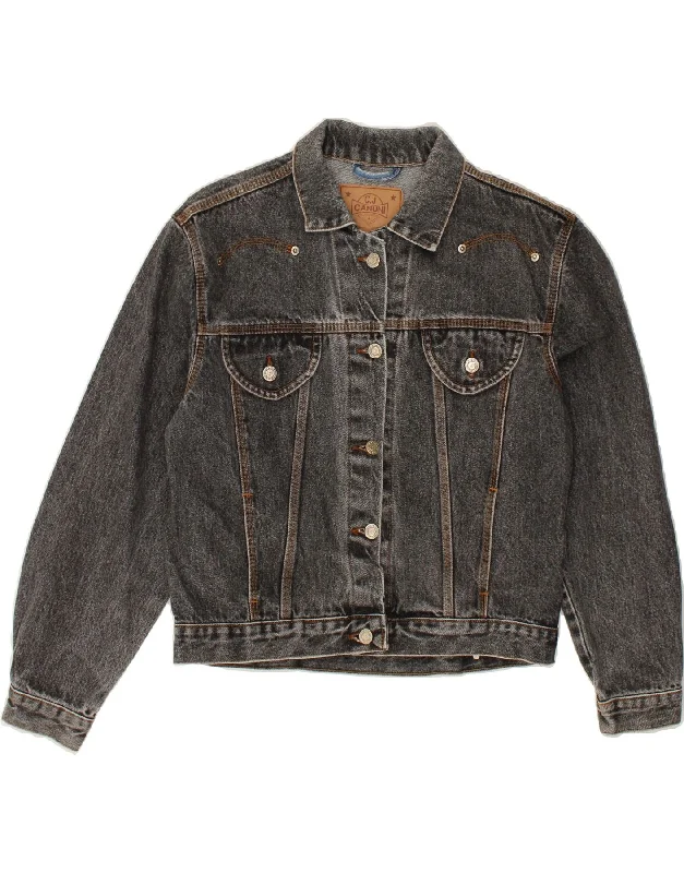 VINTAGE Womens Denim Jacket UK 16 Large Grey Lace Jacket Ribbed Jacket Sequined Jacket VINTAGE Womens Denim Jacket UK 16 Large Grey Lace Jacket Ribbed Jacket Sequined Jacket