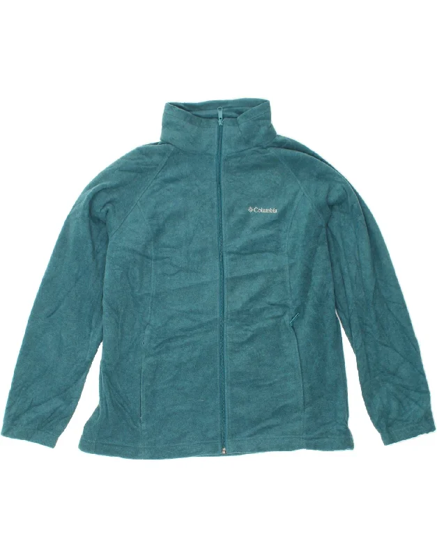 COLUMBIA Womens Fleece Jacket UK 18 XL Blue Polyester Knit Jacket Woven Jacket Fleece Jacket COLUMBIA Womens Fleece Jacket UK 18 XL Blue Polyester Knit Jacket Woven Jacket Fleece Jacket