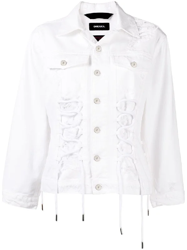 De-Ocyd denim jacket Trench Coat Raincoat Waterproof Jacket