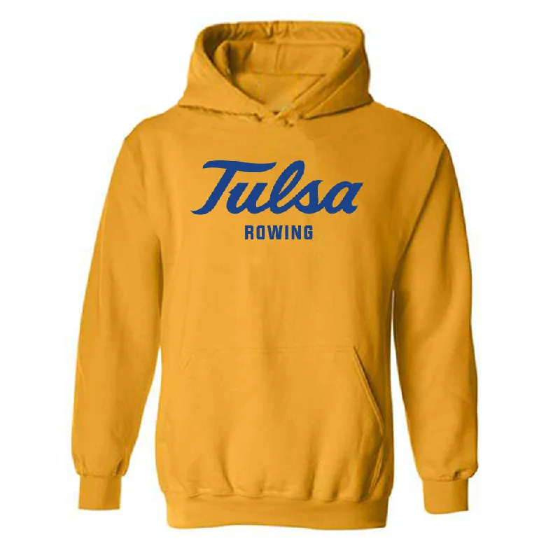 Tulsa - NCAA Women's Rowing : Gizelle Medina - Classic Shersey Hooded Sweatshirt Hoodie with Snap Buttons Easy Quick Tulsa - NCAA Women's Rowing : Gizelle Medina - Classic Shersey Hooded Sweatshirt Hoodie with Snap Buttons Easy Quick