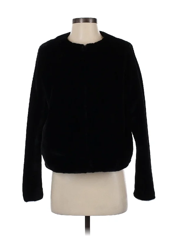 Faux Fur Jacket Satin Jacket Silk Jacket Chiffon Jacket