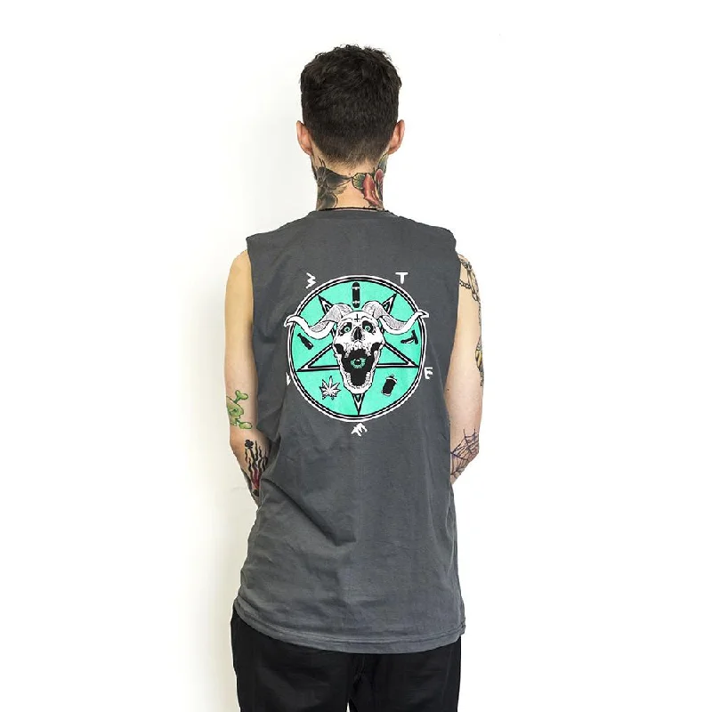 Screaming Skull Tank Top workout tank top