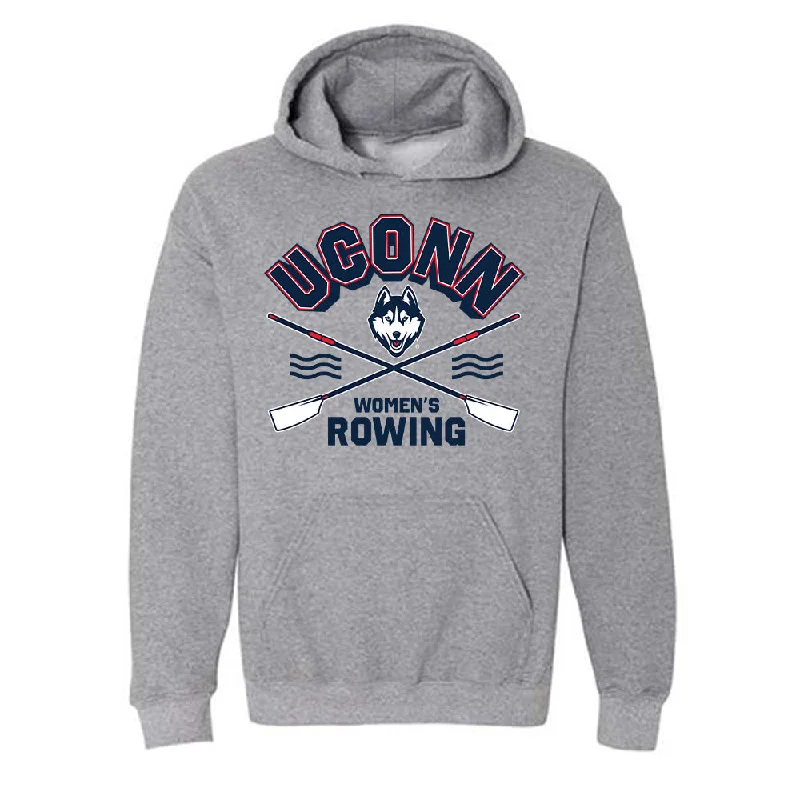 UConn - NCAA Women's Rowing : Jordyn Chezem - Sports Shersey Hooded Sweatshirt Hoodie with Back Slit Movement Comfort UConn - NCAA Women's Rowing : Jordyn Chezem - Sports Shersey Hooded Sweatshirt Hoodie with Back Slit Movement Comfort
