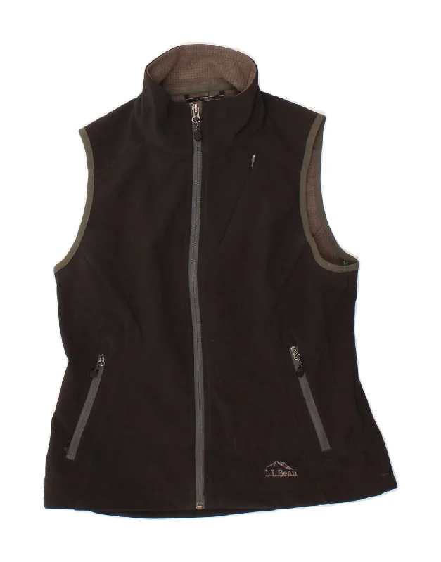 L.L.BEAN Womens Sleeveless Tracksuit Top Jacket UK 6 XS Black Polyester One-Shoulder Jacket Off-the-Shoulder Jacket Asymmetrical Jacket L.L.BEAN Womens Sleeveless Tracksuit Top Jacket UK 6 XS Black Polyester One-Shoulder Jacket Off-the-Shoulder Jacket Asymmetrical Jacket