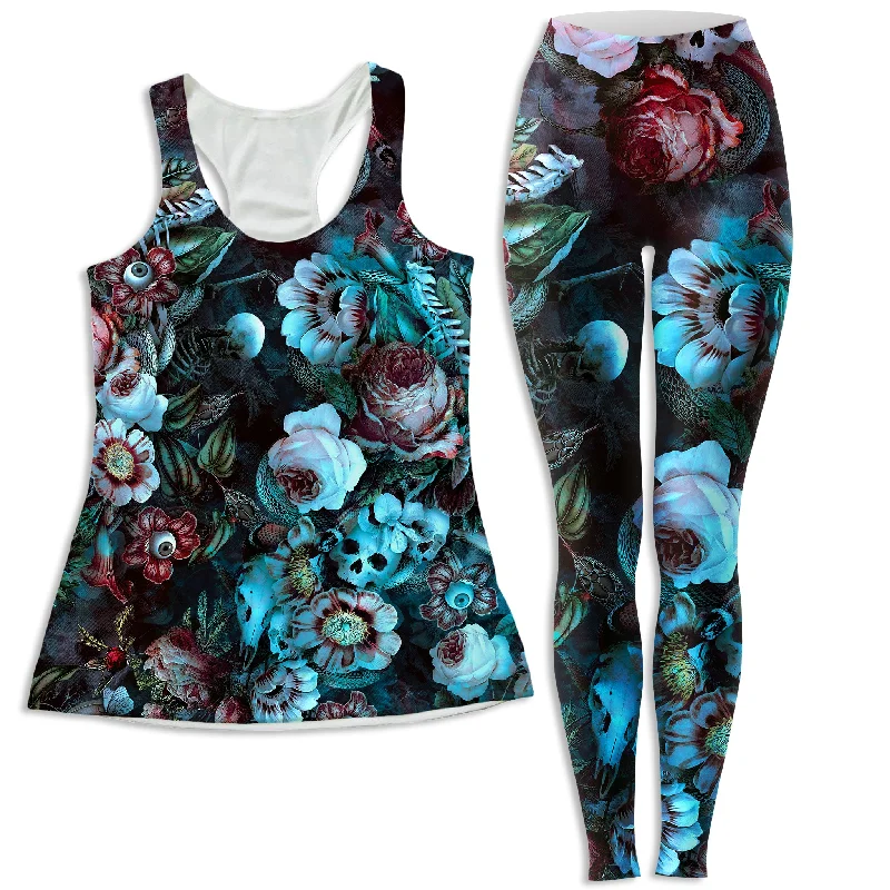 Eyes Of Darkness Women's Tank and Leggings Combo spandex blend tank