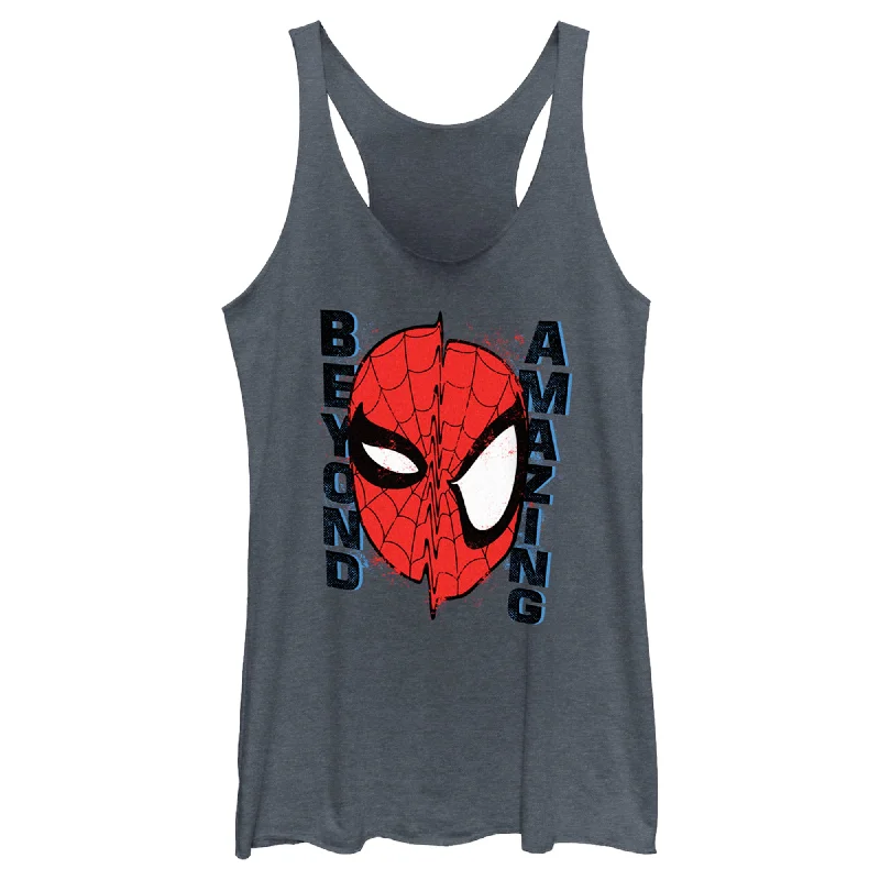 Women's Spider-Man: Beyond Amazing Glitched Hero Racerback Tank Top comfortable tank top Women's Spider-Man: Beyond Amazing Glitched Hero Racerback Tank Top comfortable tank top