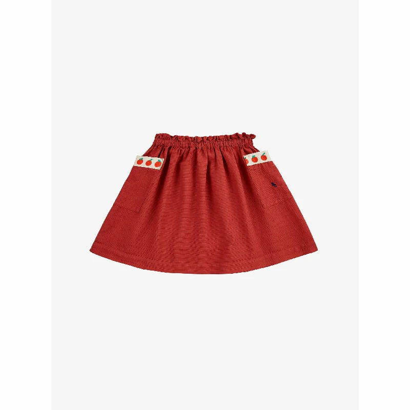 Bobo Choses - Pockets woven skirt cashmere skirt soft