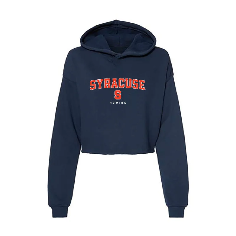 Syracuse - NCAA Women's Rowing : Acorn Cassidy - Women's Crop Fleece Hoodie Hoodie with Fur Luxurious Winter Syracuse - NCAA Women's Rowing : Acorn Cassidy - Women's Crop Fleece Hoodie Hoodie with Fur Luxurious Winter