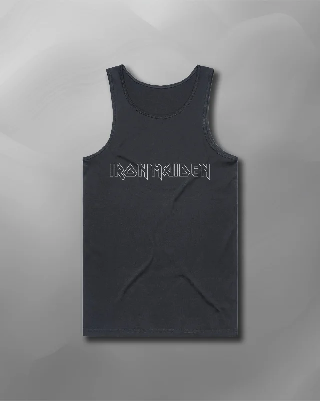 Iron Maiden - Outline Logo Tank Top floral tank top