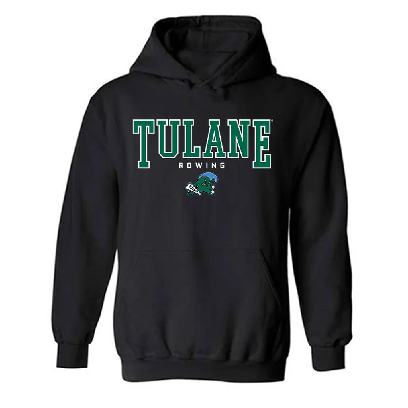 Tulane - NCAA Women's Rowing : Ava Anderson - Hooded Sweatshirt Zip Hoodie Drawstring Kangaroo Pocket Tulane - NCAA Women's Rowing : Ava Anderson - Hooded Sweatshirt Zip Hoodie Drawstring Kangaroo Pocket
