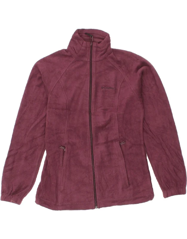 COLUMBIA Womens Fleece Jacket UK 10 Small Purple Polyester Wool Jacket Cashmere Jacket Tweed Jacket COLUMBIA Womens Fleece Jacket UK 10 Small Purple Polyester Wool Jacket Cashmere Jacket Tweed Jacket