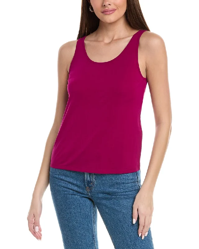 Eileen Fisher Slim Silk Tank cutout tank top