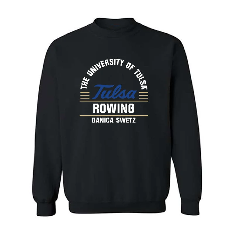 Tulsa - NCAA Women's Rowing : Danica Swetz - Classic Fashion Shersey Crewneck Sweatshirt Hoodie with Logo Branding Identity Tulsa - NCAA Women's Rowing : Danica Swetz - Classic Fashion Shersey Crewneck Sweatshirt Hoodie with Logo Branding Identity