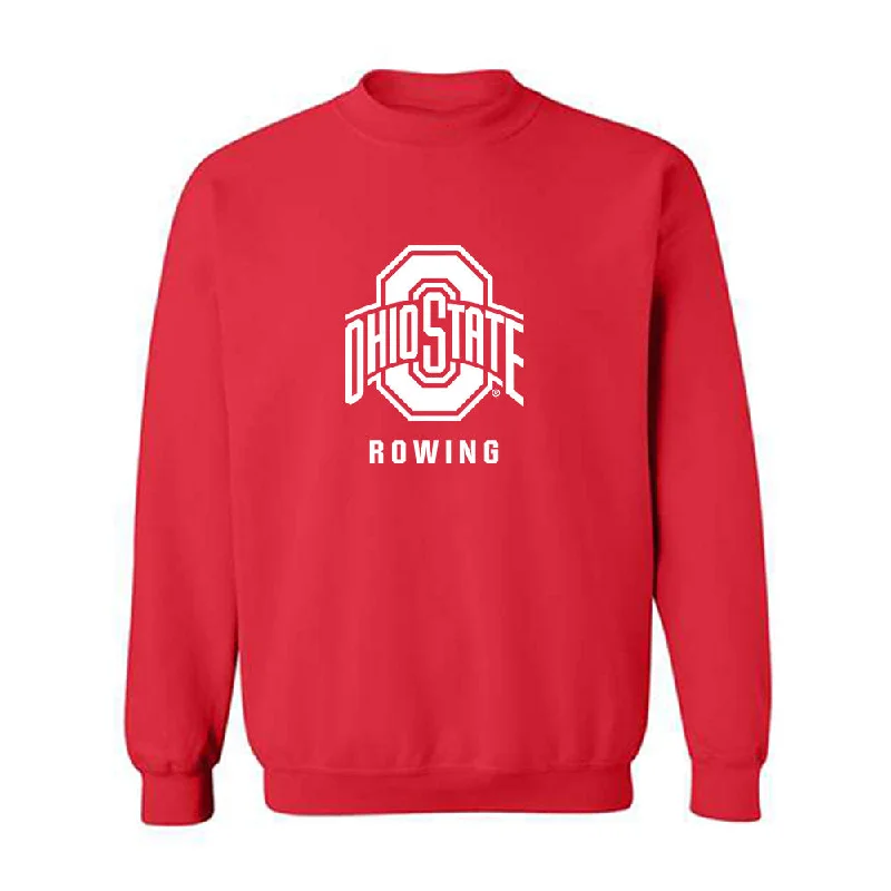 Ohio State - NCAA Women's Rowing : Rebecca Fullerman - Classic Shersey Crewneck Sweatshirt Hoodie with High-Low Hem Asymmetrical Trendy