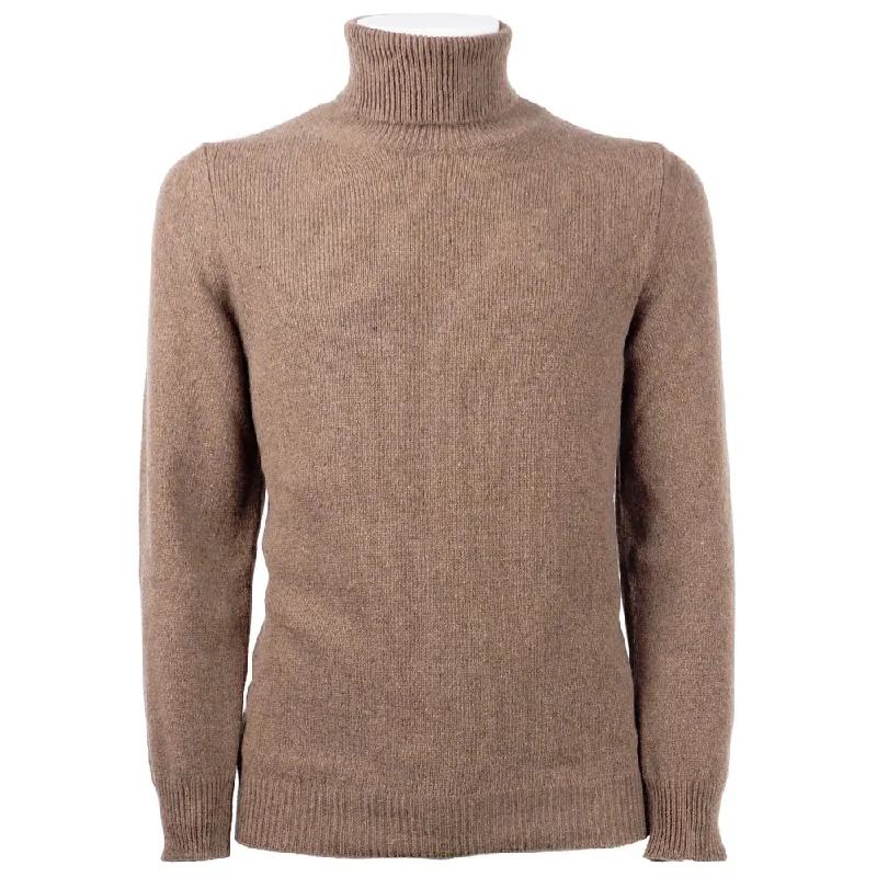 Italian Cashmere Turtleneck Sweater - Luxurious Warmth Graphic Sweater Embroidered Appliqued