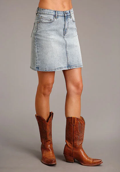 Women's Stetson Denim Skirt #11-060-0202-0520 chiffon skirt flowing