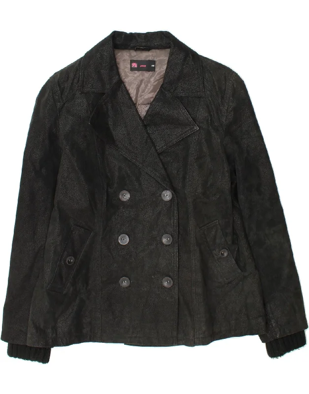 OVS Womens Leather Double Breasted Blazer Jacket IT 48 XL Black Leather Fleece Jacket Down Jacket Parka OVS Womens Leather Double Breasted Blazer Jacket IT 48 XL Black Leather Fleece Jacket Down Jacket Parka