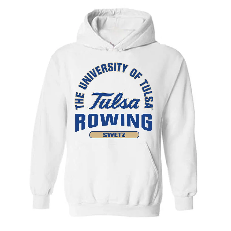 Tulsa - NCAA Women's Rowing : Danica Swetz - Classic Fashion Shersey Hooded Sweatshirt Hoodie with Zipper Versatile Modern Tulsa - NCAA Women's Rowing : Danica Swetz - Classic Fashion Shersey Hooded Sweatshirt Hoodie with Zipper Versatile Modern