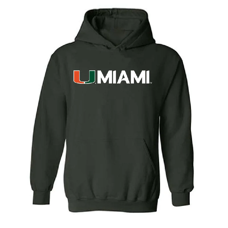 Miami - NCAA Women's Rowing : Peyton Hulsewe - Classic Shersey Hooded Sweatshirt Hoodie with Monochrome Minimalist Simple Miami - NCAA Women's Rowing : Peyton Hulsewe - Classic Shersey Hooded Sweatshirt Hoodie with Monochrome Minimalist Simple