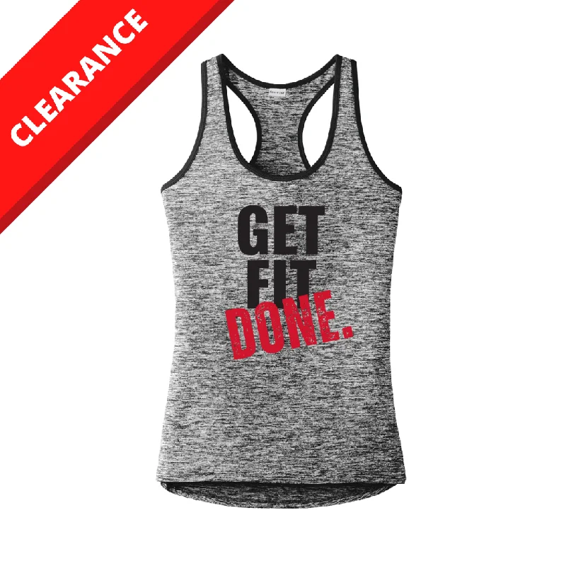 Women's "Get Fit Done" Tank rhinestone tank top