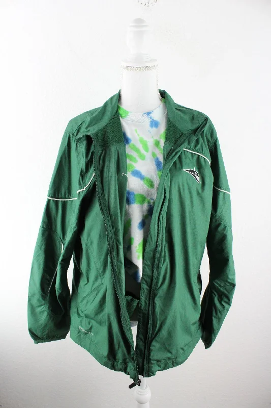 Vintage Green Nike Jacket (L) Chenille Fabric Brocade Fabric Lace Fabric