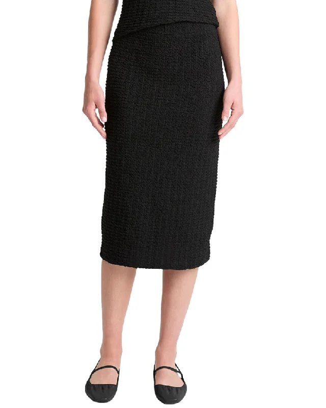 Vince Smocked Skirt seamless skirt comfort