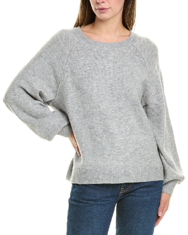 Vince Camuto Cozy Sweater Front Pockets Side Pockets Patch Pockets