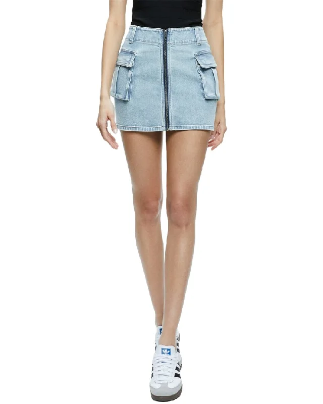 Alice + Olivia Rahmi Cargo Mini Skirt modal blend skirt