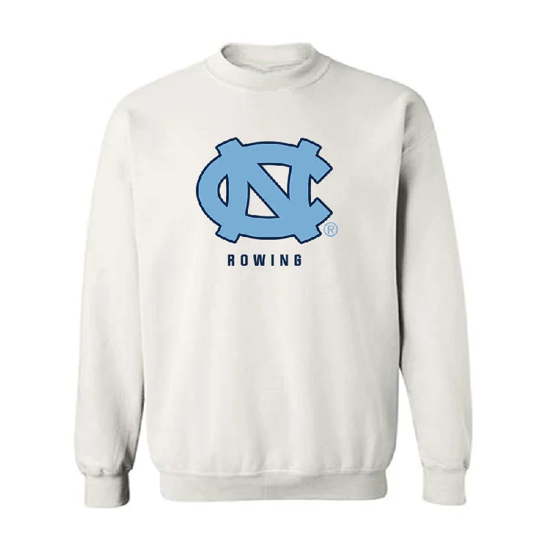 UNC - NCAA Women's Rowing : Anna Kate Gwiazdowski - Classic Shersey Crewneck Sweatshirt Hoodie with Belted Waist Structured Tailored