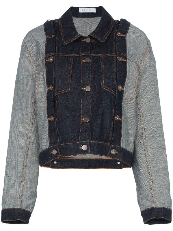 detachable sleeve cropped denim jacket Faux Fur Jacket Real Fur Jacket Shearling Jacket detachable sleeve cropped denim jacket Faux Fur Jacket Real Fur Jacket Shearling Jacket