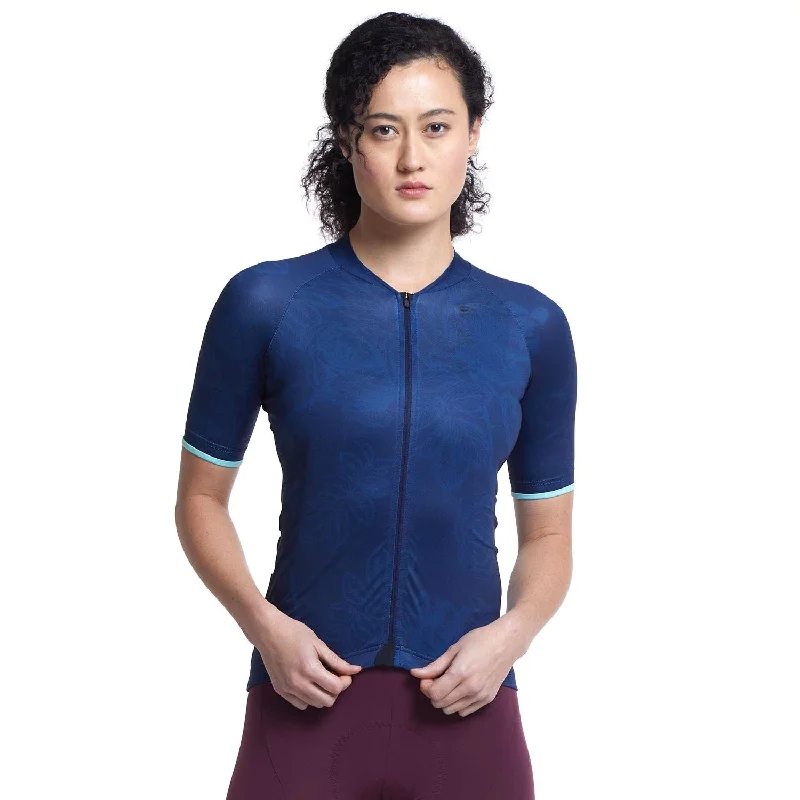 Velocio Luna Floral SE Short Sleeve Jersey Lavender Jersey Tee
