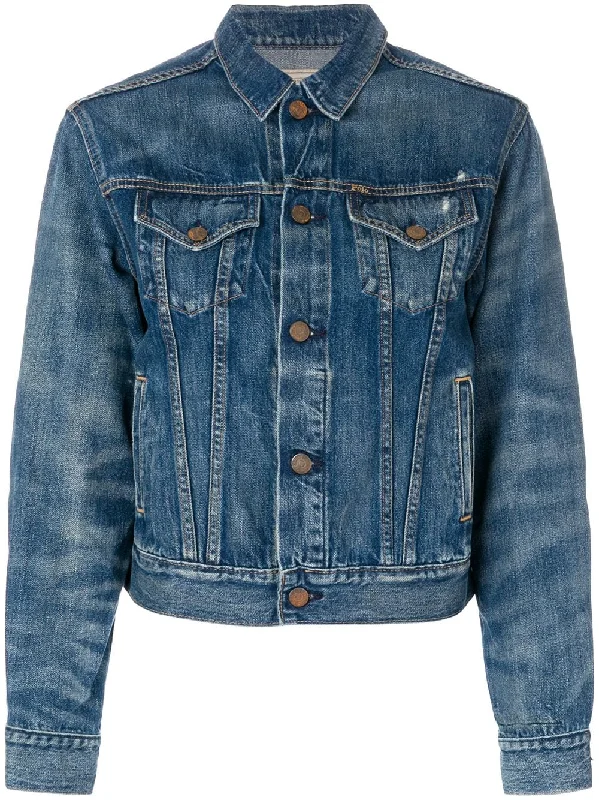 cropped denim jacket Knit Jacket Woven Jacket Fleece Jacket