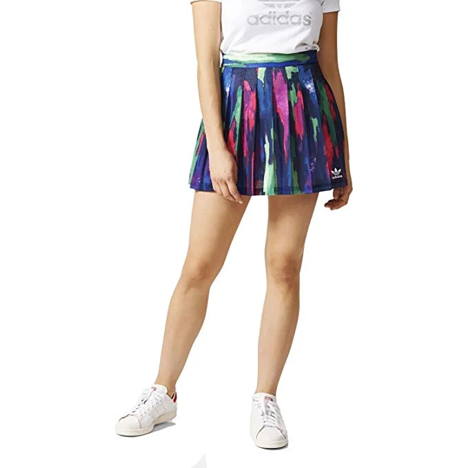 Adidas Originals Pharrell Williams Camo Tree Skirt Multicolor leather skirt refined