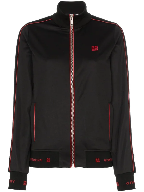 logo embroidered track jacket Elasticated Jacket Padded Jacket Insulated Jacket