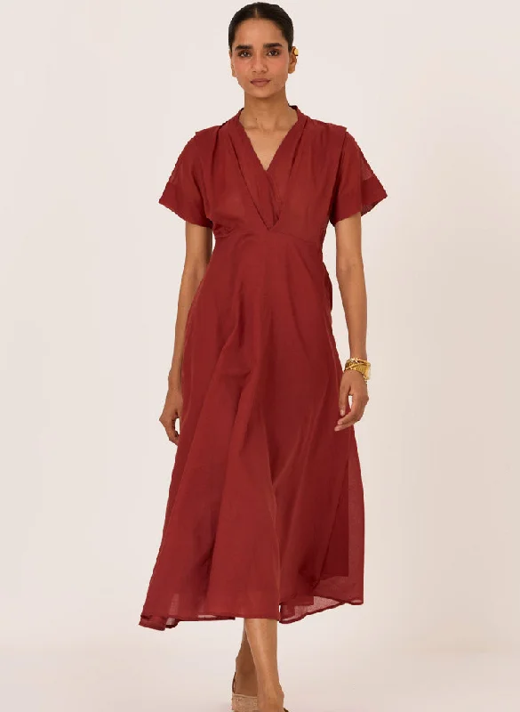 Raed Pleated Dress