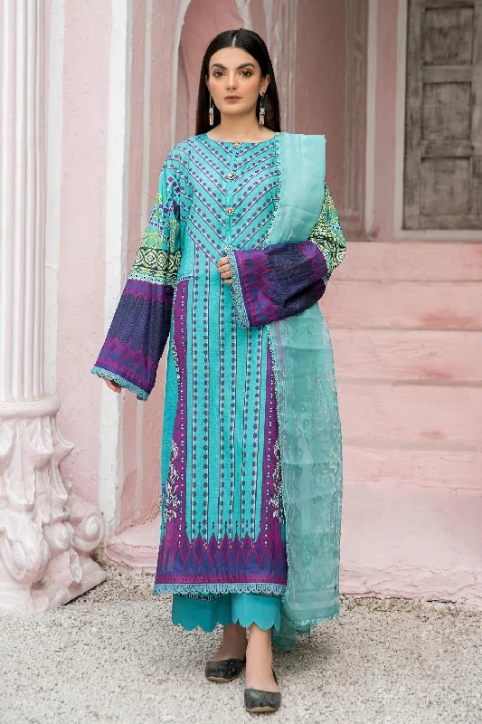 3 PC Unstitched | Digital Printed Shirt + Burnout Dupatta + Dyed Cambric Trouser Trousers Harem Relaxed Fit 3 PC Unstitched | Digital Printed Shirt + Burnout Dupatta + Dyed Cambric Trouser Trousers Harem Relaxed Fit