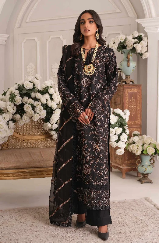 Black Lawn Pakistani Salwar Kameez Trouser and Dupatta High Waist Slim Fit Ankle Length Black Lawn Pakistani Salwar Kameez Trouser and Dupatta High Waist Slim Fit Ankle Length