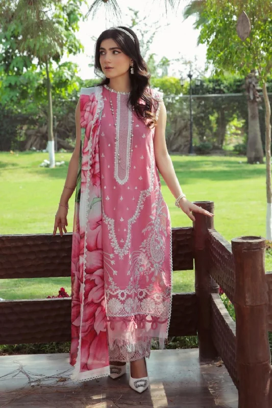 3 PC Unstitched | Embroidered Shirt + Digital Printed Chiffon Dupatta + Dyed Cambric Trouser Trousers Elastic Waist Soft 3 PC Unstitched | Embroidered Shirt + Digital Printed Chiffon Dupatta + Dyed Cambric Trouser Trousers Elastic Waist Soft