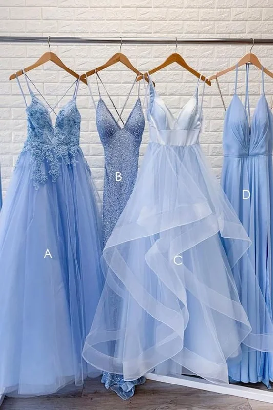 Beautiful blue Prom Dress, Chic Prom Dress    cg19702