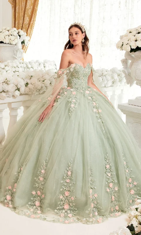 Long Ladivine 15716 Quinceanera Dress
